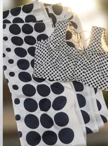 Polka Dot Lehenga Choli Set