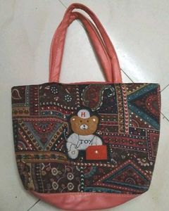 Cute Teddy Bear Tote Bag