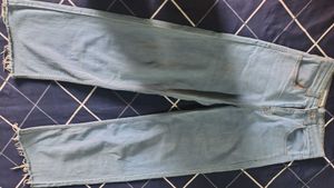 Light Wash Wide Leg Denim Jeans