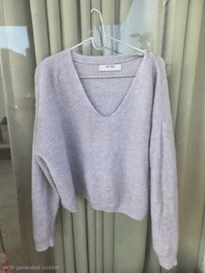 Studio V-Neck Knit Sweater