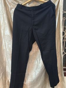 Black Straight Leg Trousers