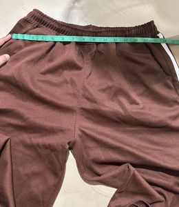 Brown Striped Wide Leg Pants