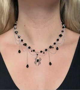 Gothic Spider Pendant Necklace