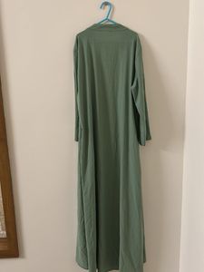 Green Duster Cardigan