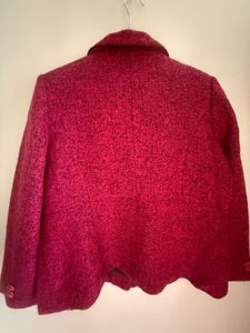 Chic Pink Textured Blazer