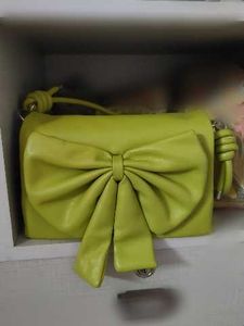 Lime Green Bow Clutch