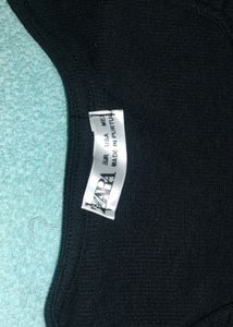 Zara Black Crop Top