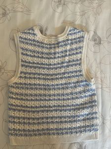 Striped Knit Vest Top