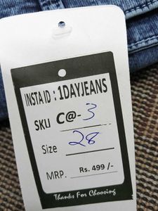 C@03 Size-28 Straight Jeans