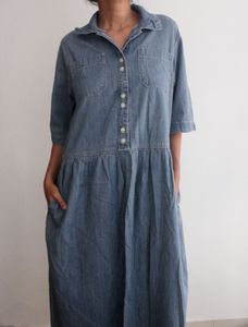 Denim Shirt Dress