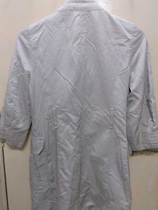 Elegant Grey Trench Coat