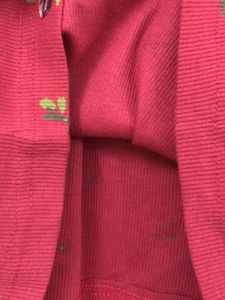 Vera Wang Floral Print Red T-shirt