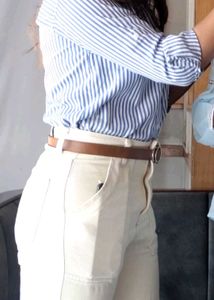 Beige Cargo Pants