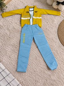 Stylish Boys 2-Piece Jacket &amp; Pants Set | 6–7 Year