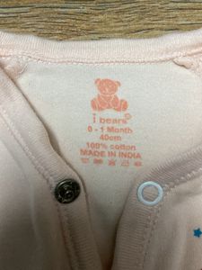 I Bears Cotton Onesie