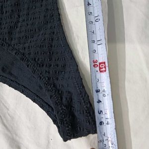 Black Textured 🤎🤎Bikini Bottom