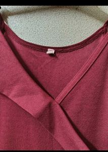 Maroon Spaghetti Strap Jumpsuit