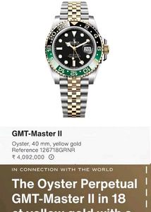 Luxury Rolex GMT-Master II Watch FOR MENS AUTOMATI