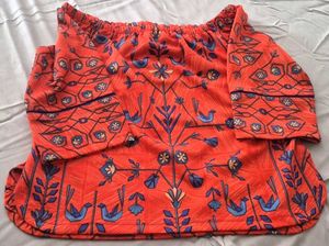 Off-Shoulder Crop Top