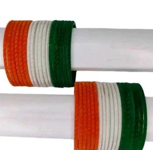 Tricolor Bangle Set