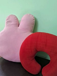 BT21 Cooky Cushion and tata neck Pillow