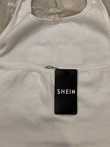 White Tank Top with Pink Bow