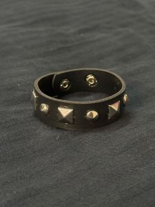 Studded Leather Bracelet