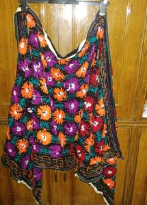 Embroidered Phulkari Dupatta