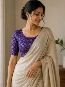 Elegant Brocade Blouse