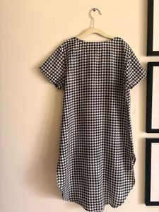 Chic Houndstooth Print Top