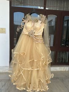 Elegant Golden Gown for Special Occasions