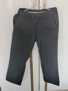 Men's Black Casual Trousers