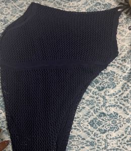Navy Blue Knit Top