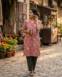 Floral Kurta Set