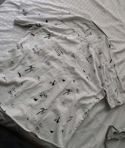 Men's Graphic Print Short Sleeve Shirt