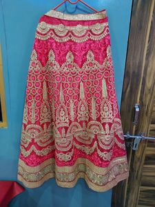 Bridal Lehanga With Heavy Sequence Work