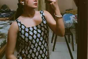 Stylish Black & White Printed Kurta