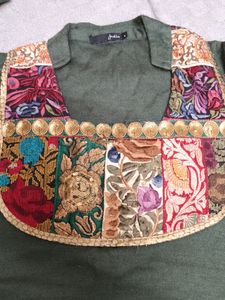 Beautiful Woolen Kurti L Size