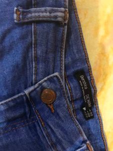 Rolled Hem Denim Shorts