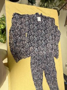 Women's Floral Pleated Jumpsuit