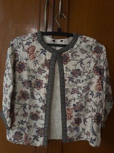 Beautiful Floral Ethnic Jacket