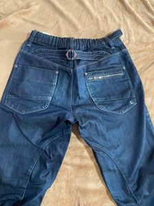 Classic Dark Wash Straight Leg Jeans