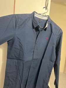 United Colours of Benetton Navy Blue Shirt