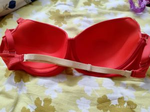 Zivame Backless Padded Bra Coral 36D