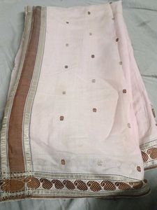 Elegant Light Pink Saree