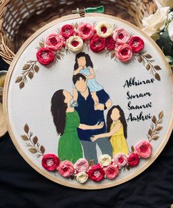 Family Hoop Embroidery