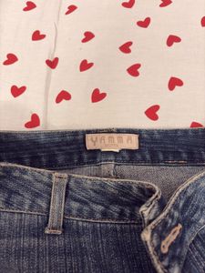Denim Button-Up Mini Skirt