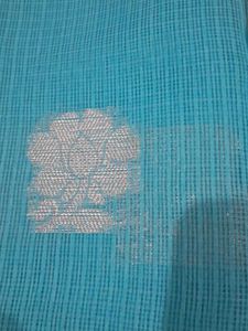 Elegant Blue Cotton Saree