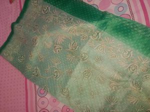 Elegant Green Saree