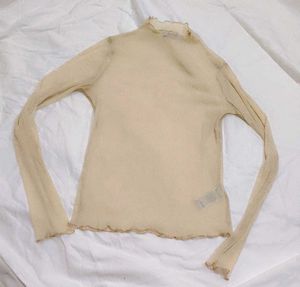 Sheer Glittery Mesh Top